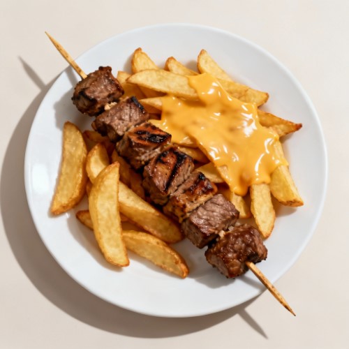 30. Lamb Shish, Chips & Cheese 