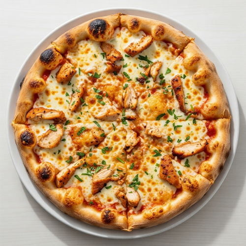 46. Spicy Chicken Pizza 