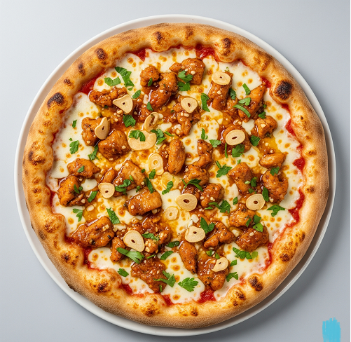 47. Chicken Tikka Pizza 
