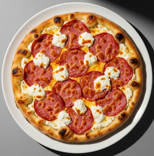 59. Salami Garden Pizza 