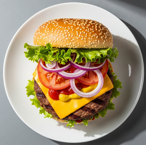 79. 1/2 Lb Cheese Burger 