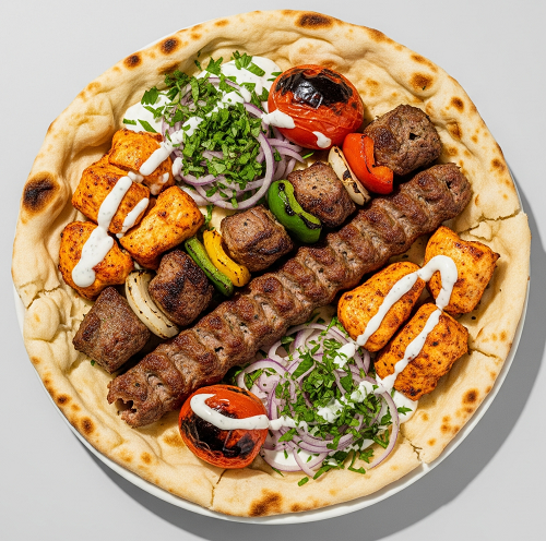 104. Chicken Shish & Lamb Shish 